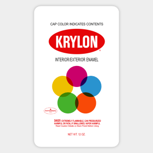 Krylon label Sticker